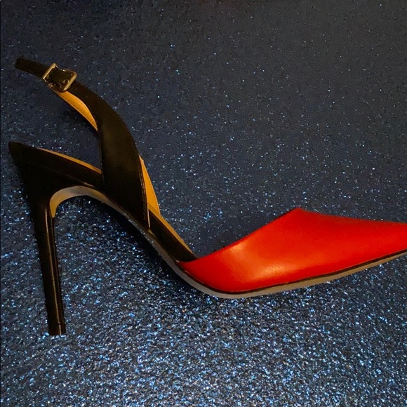 Express Color Block Slingback Pumps 